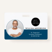 Badge Personalized Employee Photo ID Company Security Ba (Devant)