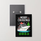 Badge Personalized Merry Cruisemas Cruise Ship Family (Recto/Verso)