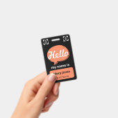 Badge Personalized Name Lanyard | Custom Business Event  (À main)