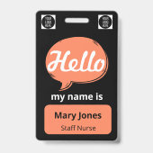 Badge Personalized Name Lanyard | Custom Business Event  (Dos)