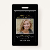 Badge Personalized Photo - Employee Award (Devant)