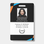Badge Personalized Professional Employee ID Photo (Avant)