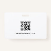 Badge Personnalisation de la restauration de photos Entr (Dos)