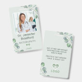 Badge Personnalisation de style Eucalyptus (Avant & arrière)