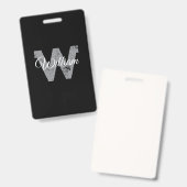 Badge Personnalisé (Avant & arrière)