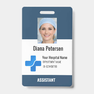 Badge personnalisé avec logo et photo pour les emp
