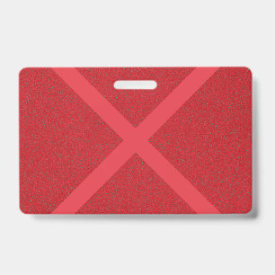 Badge personnalisé Bruit Rouge Tomate avec graphiq