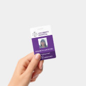 Badge personnalisé de l'employé| Photo, logo et co (À main)