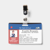 Badge personnalisé du Carte photo d'identification (Front with Clip)