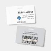 Badge personnalisé | Étiquette de nom d'identifica (Avant & arrière)