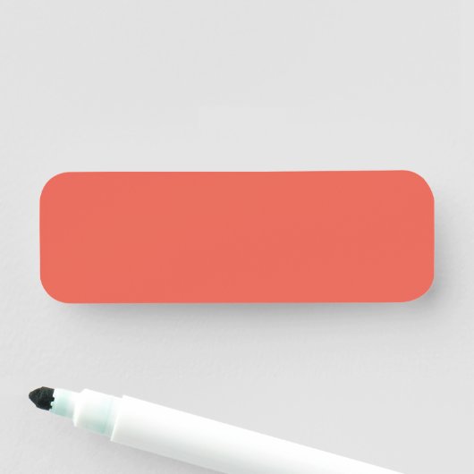 Badge personnalisé Fire Opal Classic (En situation)