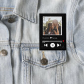 Badge Personnalisé Novelty Music Player Photo Thème (Insitu)