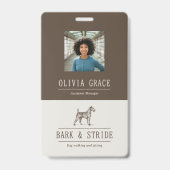 Badge Personnalisé pour Chiens (Avant)