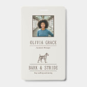 Badge Personnalisé pour Chiens (Avant)