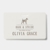 Badge Personnalisé pour Chiens (Avant)