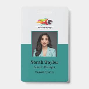 Badge personnalisé pour employé d'entreprise