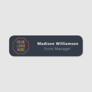 Badge Personnalisé pour Employé Logo, Magnétique