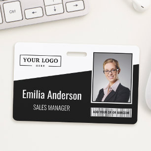 Badge Personnalisé pour Entreprise avec Logo et Co