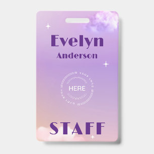 Badge personnalisé pour l'équipe de l'événement Li