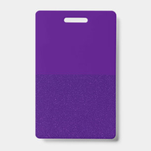 Badge personnalisé pourpre mi-Parties scintillant