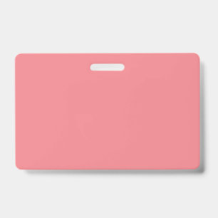 Badge Personnalisé Rose Pâle Luxe
