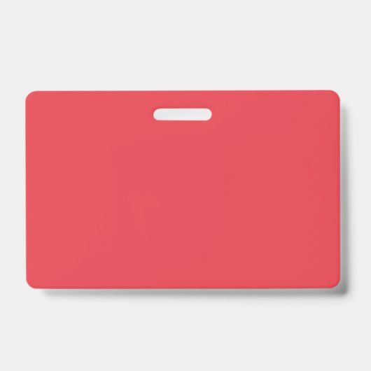 Badge personnalisé rouge tomate (Avant)