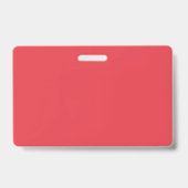 Badge personnalisé Rouge Tomate Texturé (Arrière)