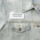 Badge personnalisé sur mesure 3" X 1,5" (En situation)