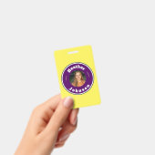Badge - Personnalisé sur mesure (ajouter nom & pho (Manuel / portable)