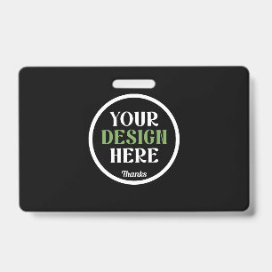 Badge personnalisé, unique, élégant & minimaliste hershe