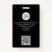 Badge Personnalisé VIP All Access QR Code Événement Marq (Dos)