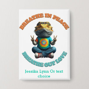 Badge Personnaliser Boho Porté Dragon Hippie