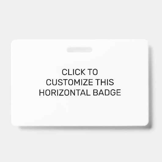 BADGE PERSONNALISER DE CETTE BANDE HORIZONTALE (Face)