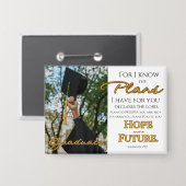 Badge Personnaliser Jérémie 29:11 Écriture Casquette Gra (Recto/Verso)