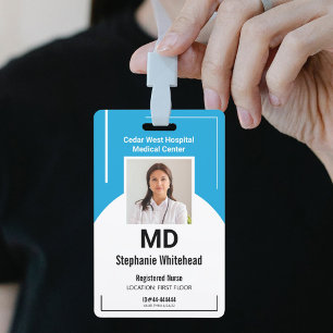 Badge Personnaliser la carte d'identité médicale de l'em