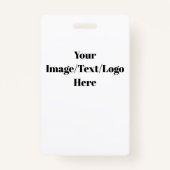 Badge Personnaliser ou Customiser (Devant)
