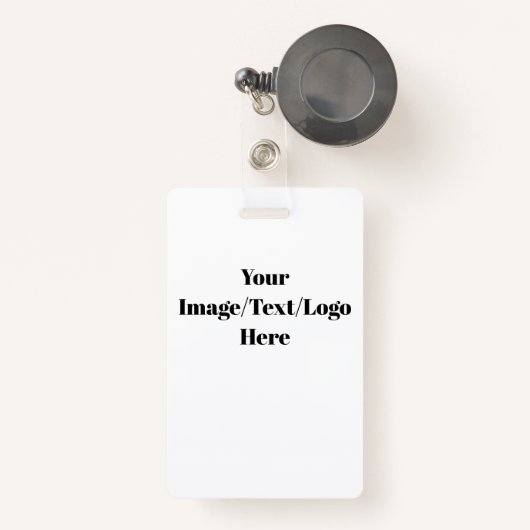 Badge Personnaliser ou Customiser (Front with Retractable)
