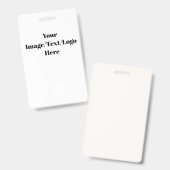 Badge Personnalisez ou Customisez les Modèles vierges (Front & Back)