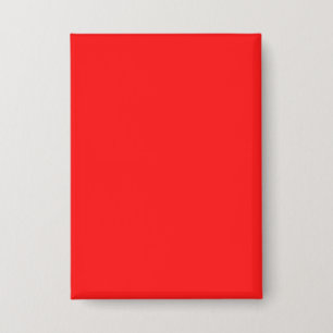 Badge Personnalisez votre propre rectangle rouge de 2,5 