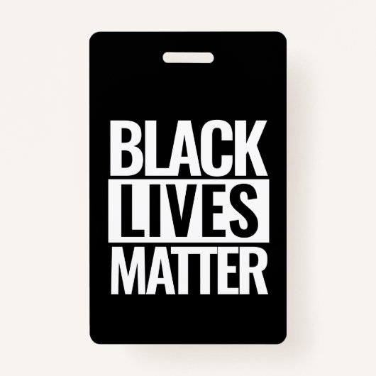 Badge Personnalité de Black Lives Matt (Devant)