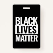 Badge Personnalité de Black Lives Matt (Dos)