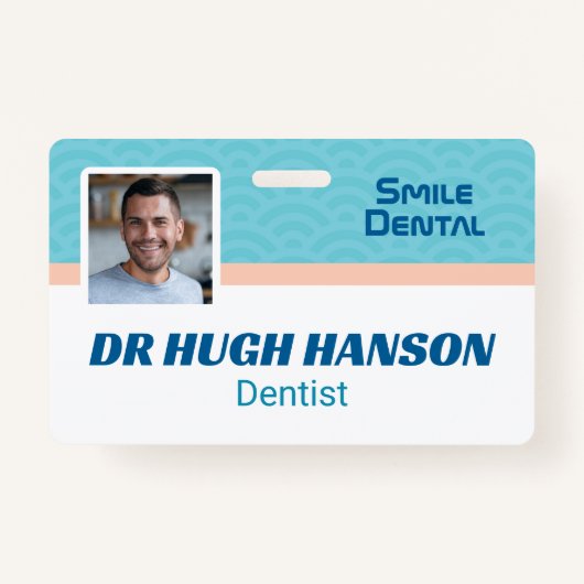Badge Personnel de la clinique dentaire (Devant)