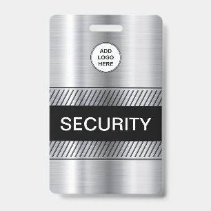 Badge Personnel de sécurité du logo de l'entreprise