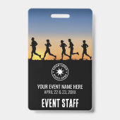 Badge Personnel d'événement personnalisé (Avant)