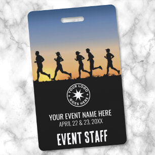 Badge Personnel d'événement personnalisé