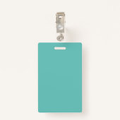 Badge Personnel d'ID d'entreprise simple (Dos avec clip)