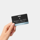 Badge Personnel du bureau dentaire gouttes d'eau (À main)