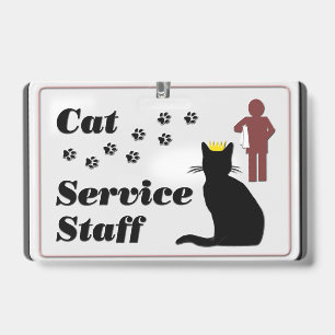 Badge Personnel Du Service Des Cat