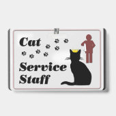 Badge Personnel Du Service Des Cat (Arrière)