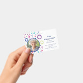 Badge Personnel enseignant et enseignant moderne ID phot (Manuel / portable)